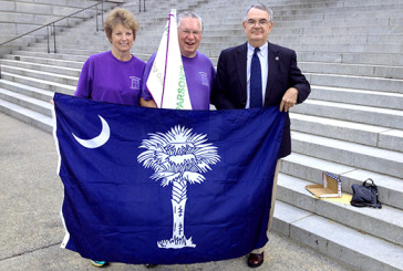Retired pastor Ron Jackson walks from Gaffney to State House to raise awareness for 'Parson’s Pantry' Ron Jackson - 2014 Parson’s Pantry Walk 3