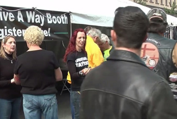 'Batmom' at biker rally unleashes her faith Alisa Copeland - Lone Star Rally 1