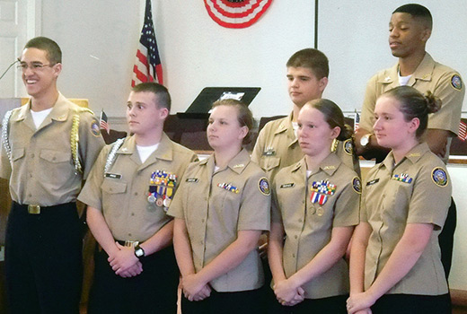 ROTC students