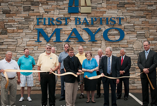 Mayo ribbon-cutting