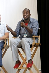 Dhati Lewis, pastor of Blueprint Church in Atlanta, participated in the 2013 Send North America Conference, which attracted more than 4,200 church planters, pastors and other church leaders to Prestonwood Baptist Church in Plano, Texas. Like most presenters, Lewis also participated in ethnic tracks offered at the conference. (Photo by Susan Whitley/NAMB)