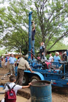 drilling well