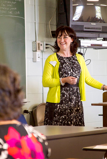 Darleen Sutton speaks at CSU