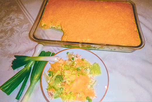 Sunday Dinner - Layered Lettuce Salad