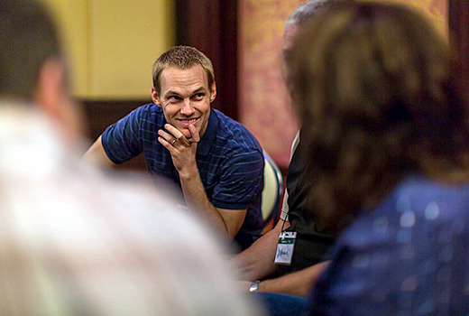 IMB president David Platt with missionary strategists in Asia