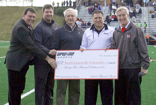 Upward Sports 2nd donation to NGU