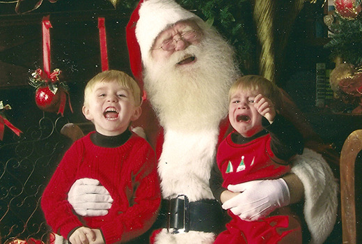 The Clamp boys meet Santa