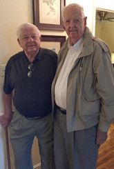 Kenneth Morgan, left, with his friend, Bill Johnson.