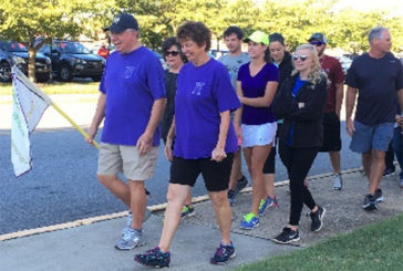 Ron Jackson and supporters walk in Gaffney to raise funds for his Parson's Pantry ministry, which benefits needy pastors, widows of pastors, and married ministry students.