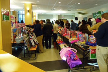 Shoppers peruse Christmas gift items at the "Charleston Christmas Store," a ministry of Charleston First Baptist Church.