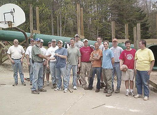Campers to slide