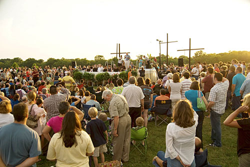 Church baptizes 120 people