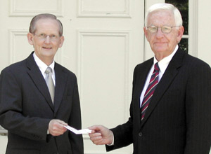 SCBMA check from Baptist Healthcare System
