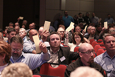 Voting at 2010 SCBC meeting