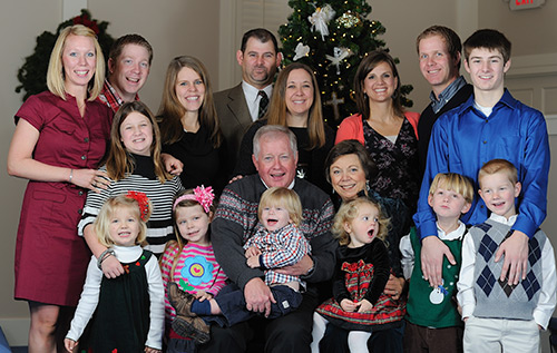 Don Chasteen and family