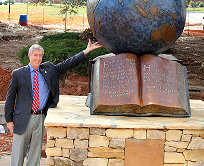 NGU Great Commission sculpture