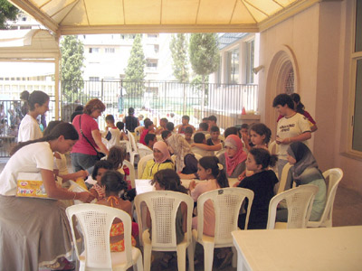 Lebanese Baptist volunteers, Beirut Baptist School